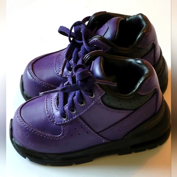 Nike Air Max ACG Goadome Kids Boots Shoes Size 7C Purple Black - Picture 4 of 14